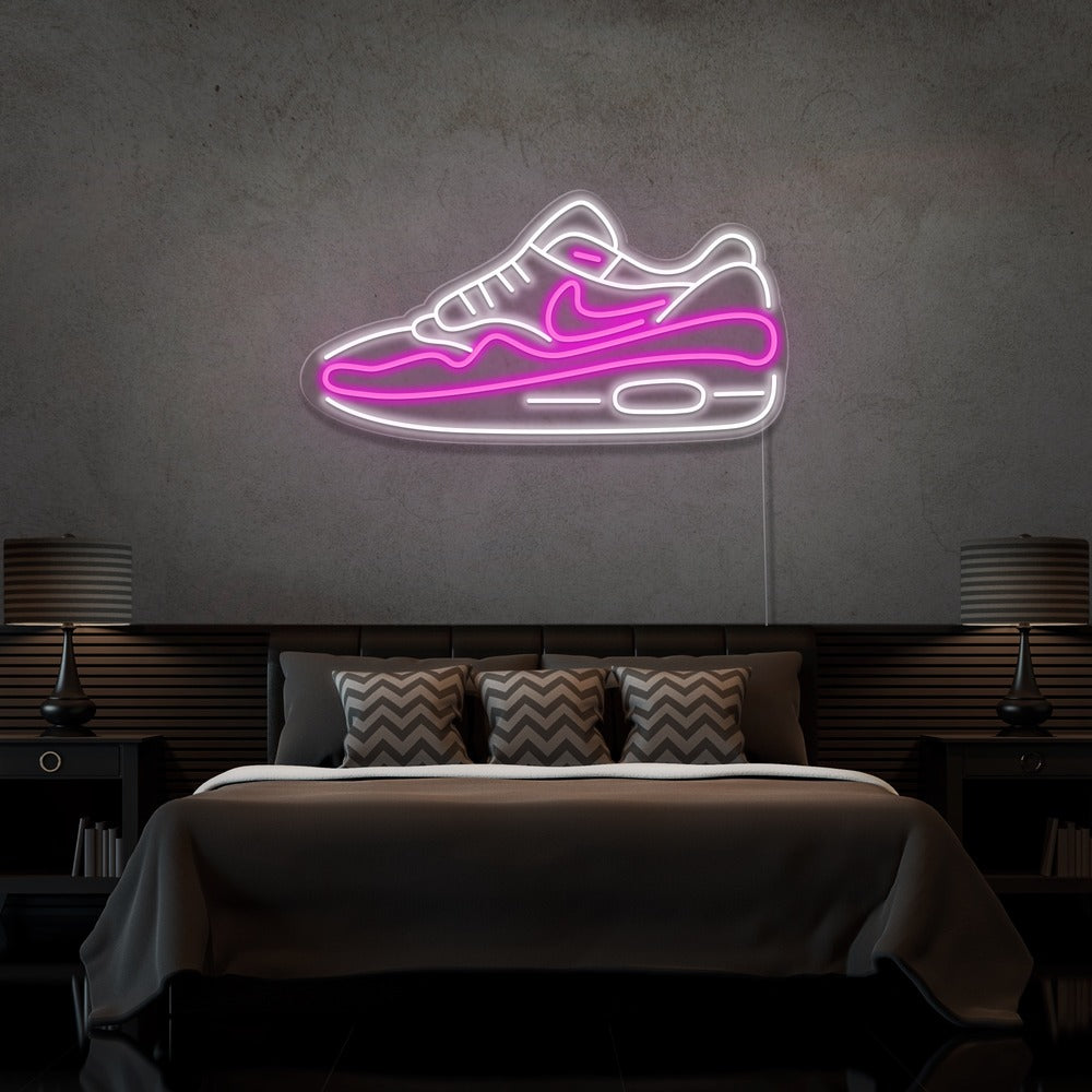 Air Max 90 Neon Sign Glass Neon Sign good Custom Nike Sneaker Neon Signs Shop Neon Sign