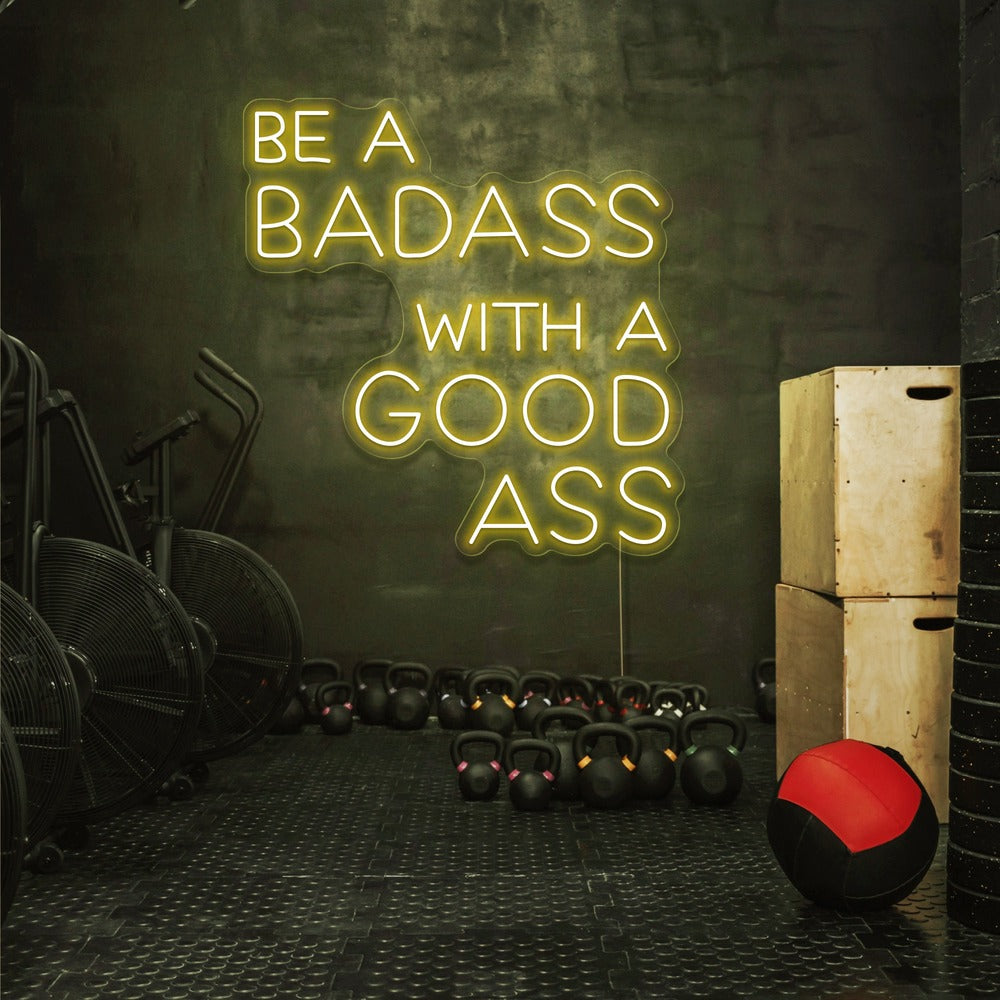 Be a badass with a good ass popular Led Neon Sign Custom Neon Light Room Decor